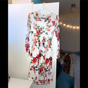 Midi floral dress size small